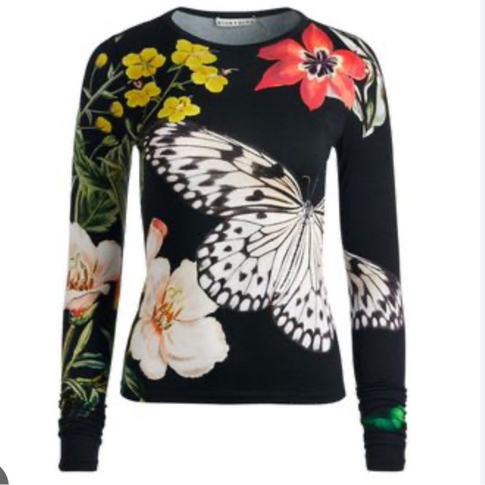 Alice and Olivia Delaina Long Sleeve top